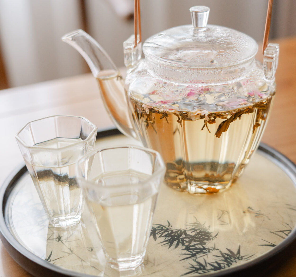 Glass teapot, glass kettle, teapot