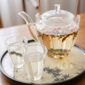 Glass teapot, glass kettle, teapot