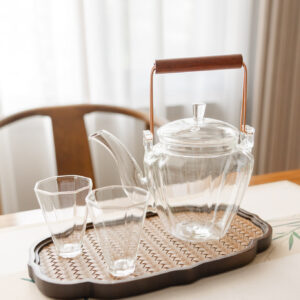 Glass teapot, glass kettle, teapot