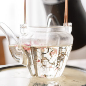 Glass teapot, glass kettle, teapot